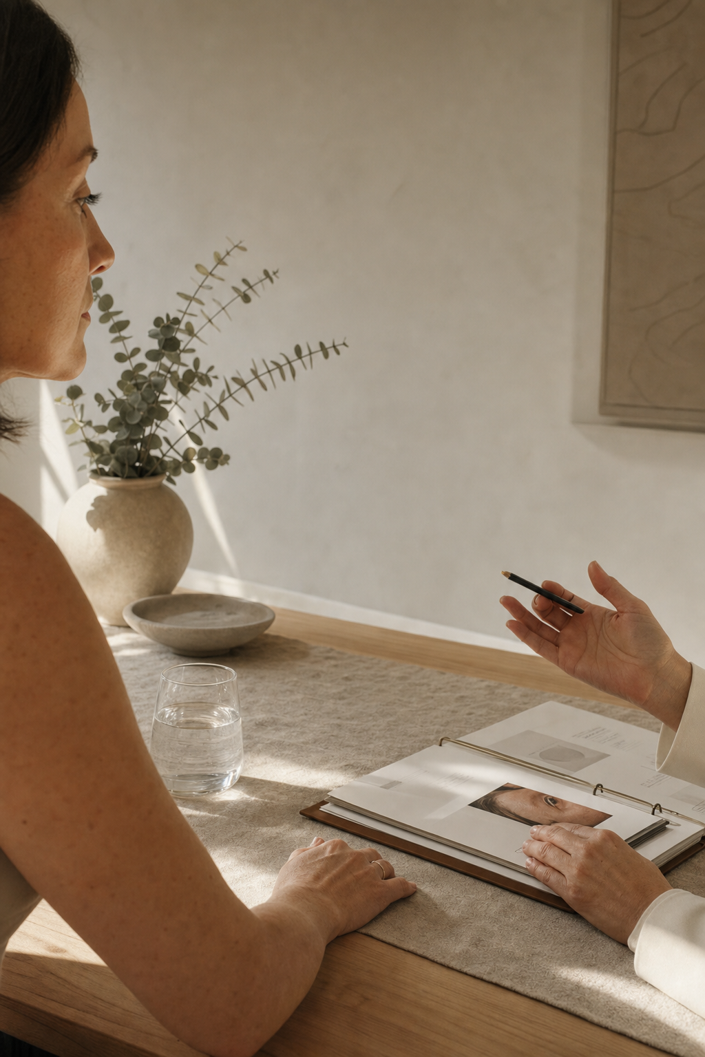 The plan, priced in writing · before the first session